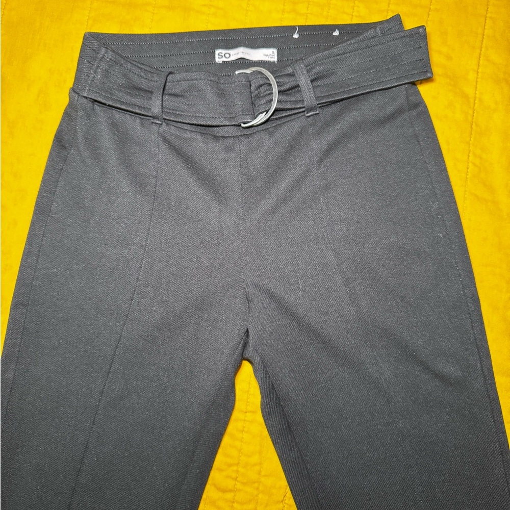 SO Women's Boot Cut Pants - Black
